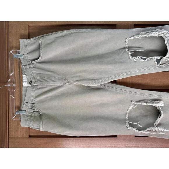 Free People We The Free Maggie Midrise Straight Leg Jeans Sage Women’s size 31​ - Picture 3 of 14